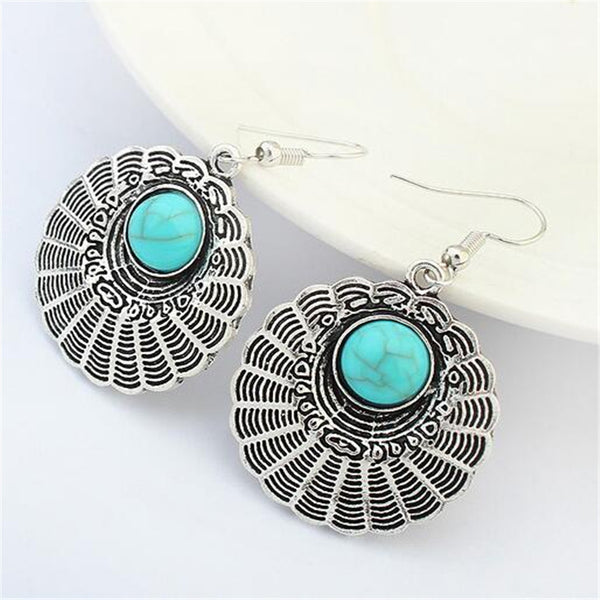 Boucles d'oreilles "Callaïte" - Les Doux Raveurs