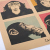 Poster Kraft "Apes of Wisdom" - Les Doux Raveurs