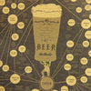 Poster Kraft "Beer History" - Les Doux Raveurs