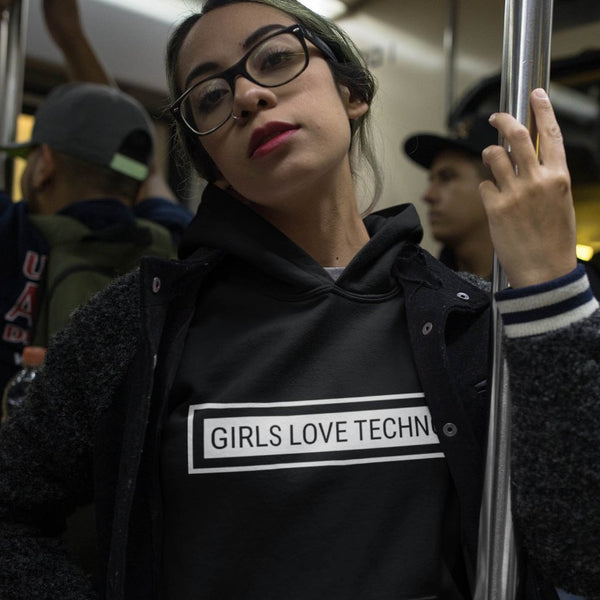 T-shirt girls femme teuf techno
